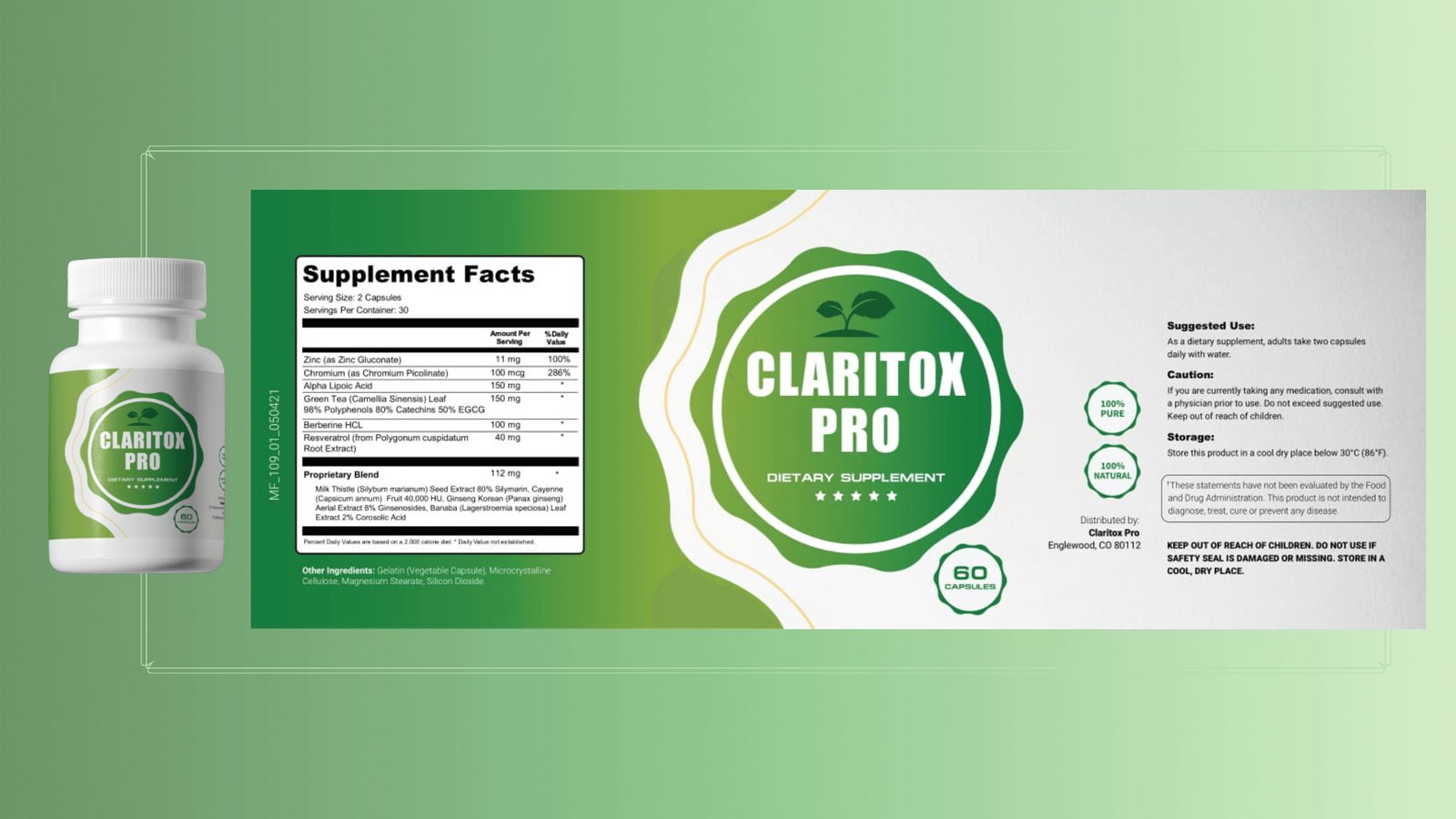 Claritox Pro Dosage