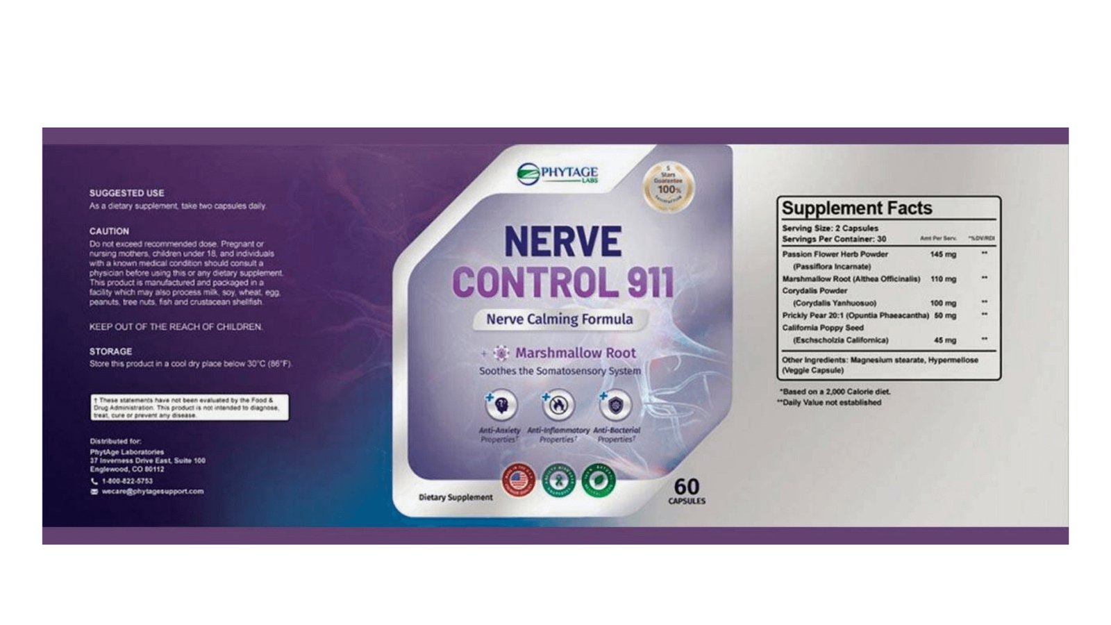 Nerve Control 911 Dosage